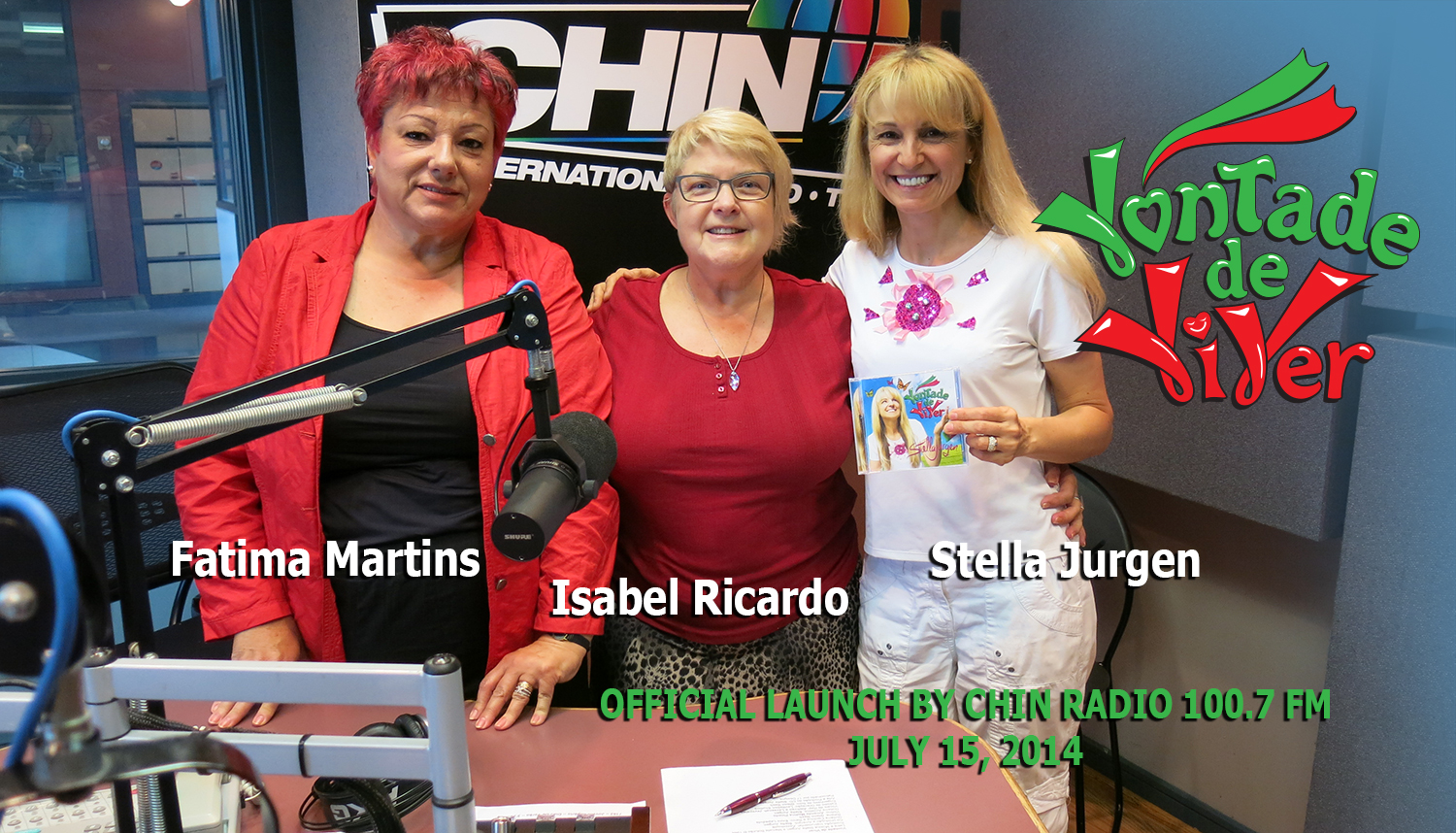 Fatima Martins, Isabel Ricardo and Stella Jurgen Jul15, 2014