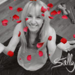 Stella Jurgen, A Dozen Kisses, rose petals, black and white