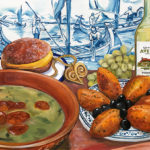 Portuguese traditional gastronomy, Caldo Verde painting