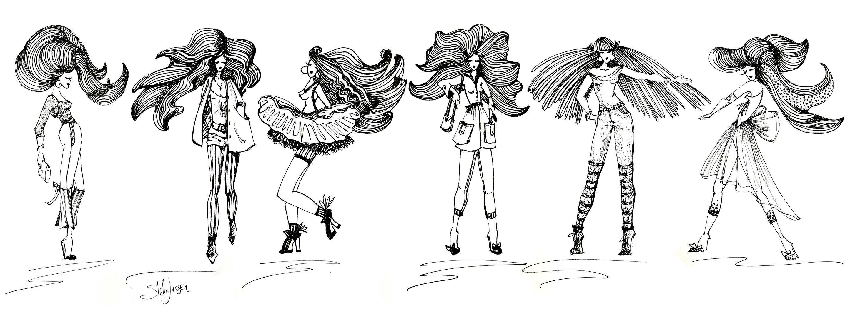 Stella Jurgen Fashion sketches 2 medium