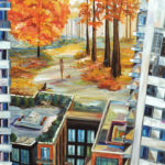 Pianosi Development Corporation, Perspective condos, urban painting, commissioned collection